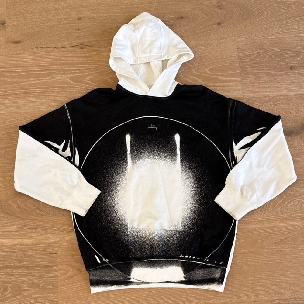 A Cold Wall Hoodie Exposure Size M Black White